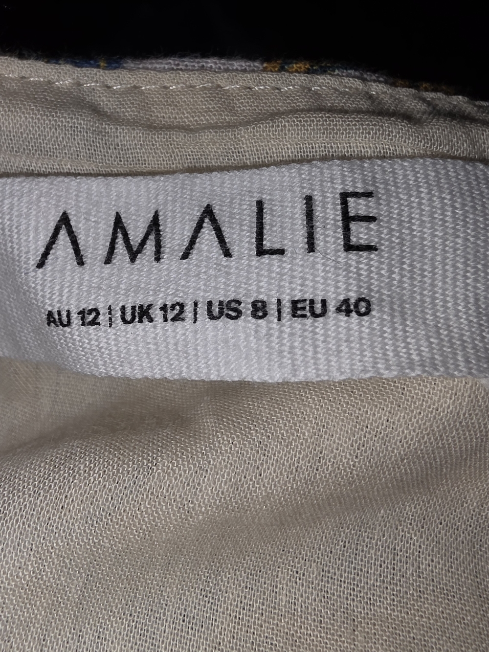 Showpo Amalie The Label Emerita Linen Blend Floral Cutout Midi Dress US 8 - Picture 9 of 10